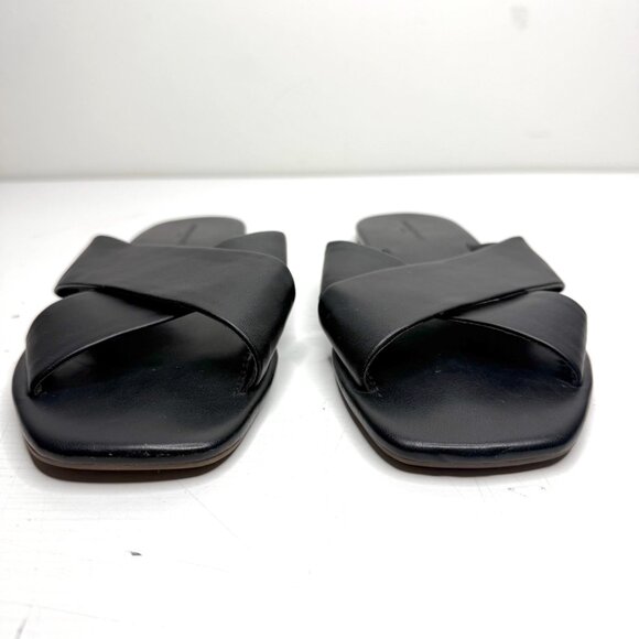 Banana Republic Factory WIde Crossover Slip On Slide Classic Sandals Womens 7.5 - Picture 2 of 7